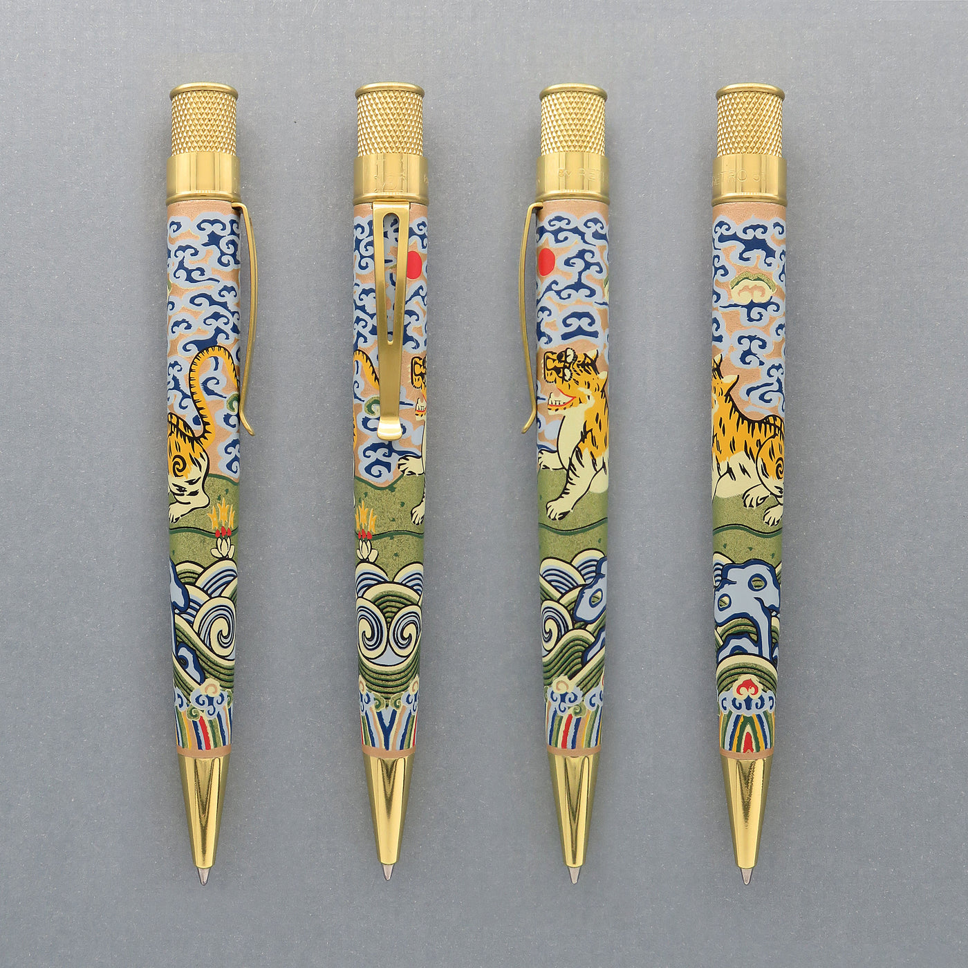 Retro 1951 - The MET - Chinese Tiger Rank Badge Rollerball