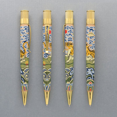 Retro 1951 - The MET - Chinese Tiger Rank Badge Rollerball