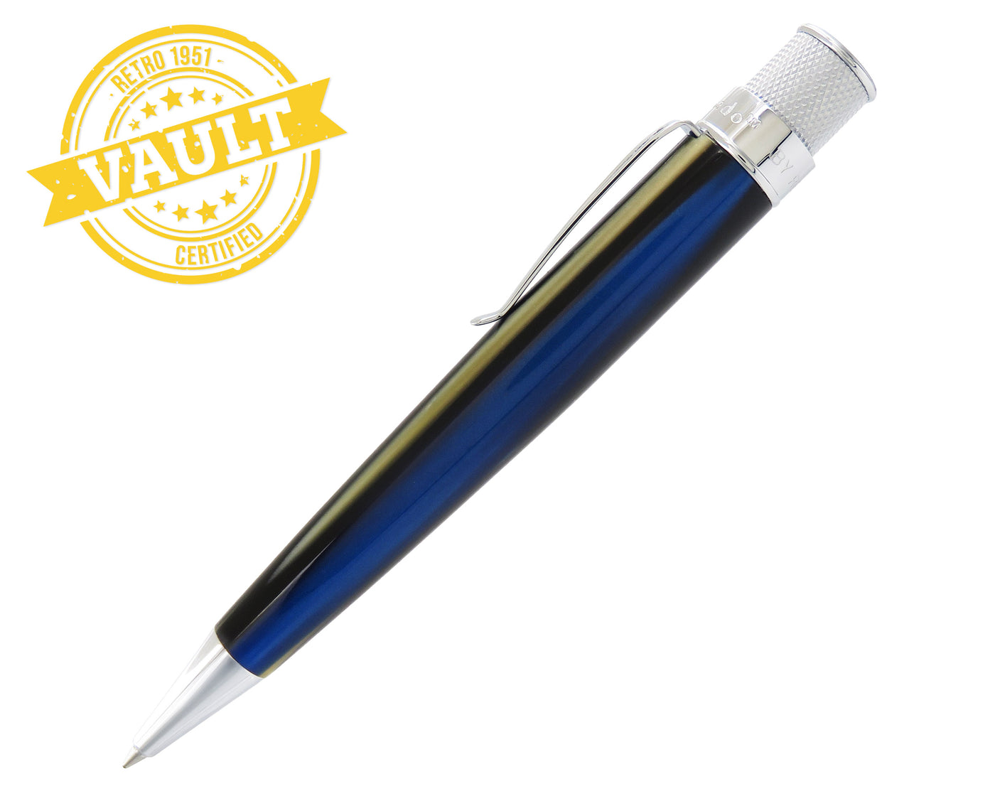 Retro51 Vault - Blue Curacao Acrylic Tornado™ Big Shot Rollerball