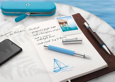 Faber-Castell Guilloche Gulf Blue - Fountain Pen