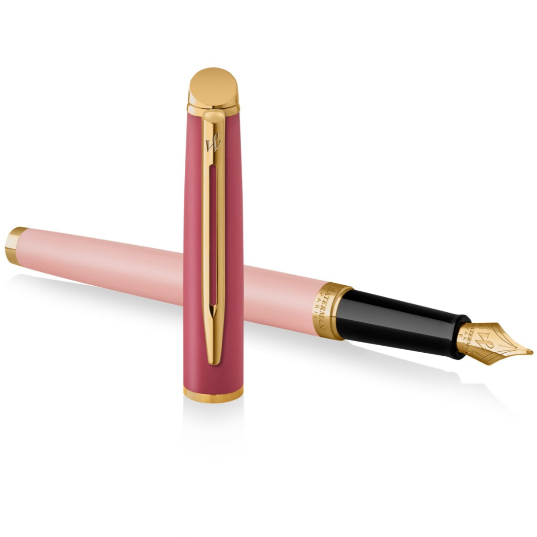 Waterman Hemisphere Pink Lacquer & Chrome Fountain Pen