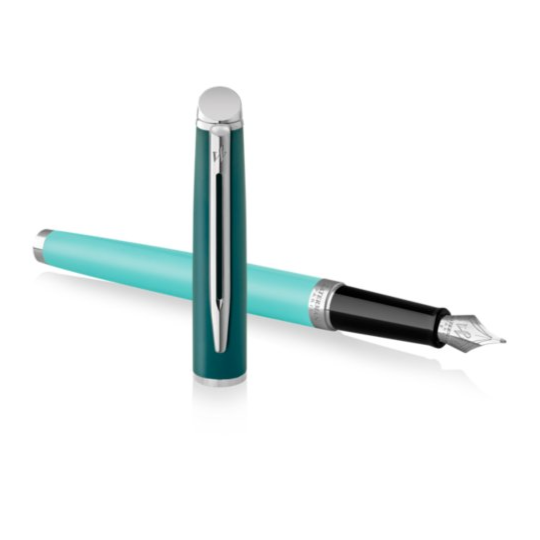 Waterman Hemisphere Light Green Lacquer & Chrome Fountain Pen