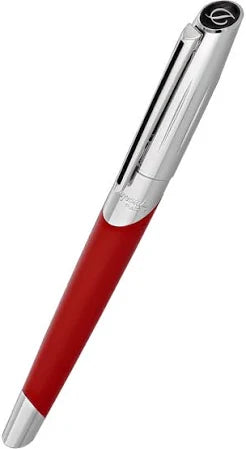 ST Dupont Defi Millenium Matte Red & Silver Rollerball Pen