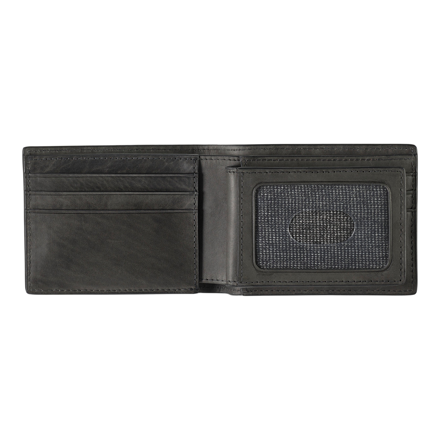 RHODES 2-IN-1 BILLFOLD WALLET - BLACK