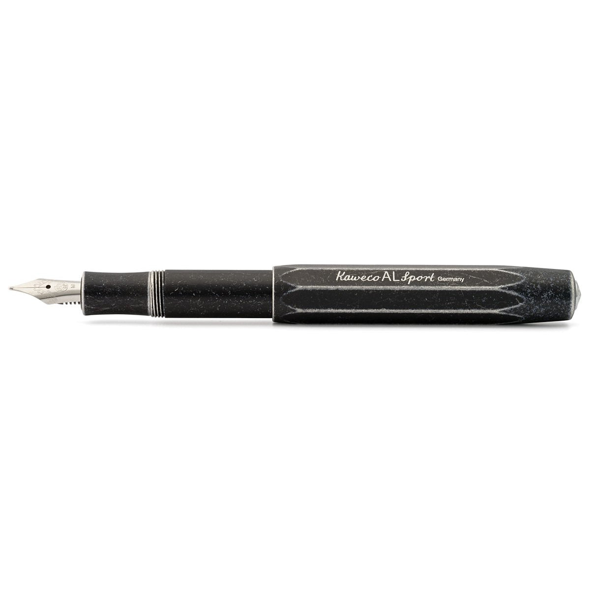Kaweco AL Sport Stonewashed Black Fountain Pen | 10000737 | Pen Place