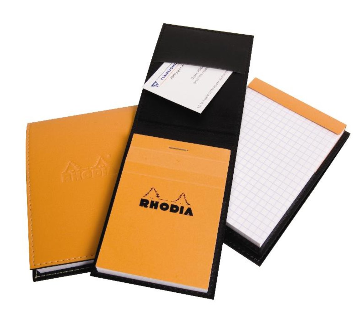 Rhodia - Rhodia Pad Holder Orange with Orange Graph Pad, 6 x 8 3/4 | 118168 | Pen Place