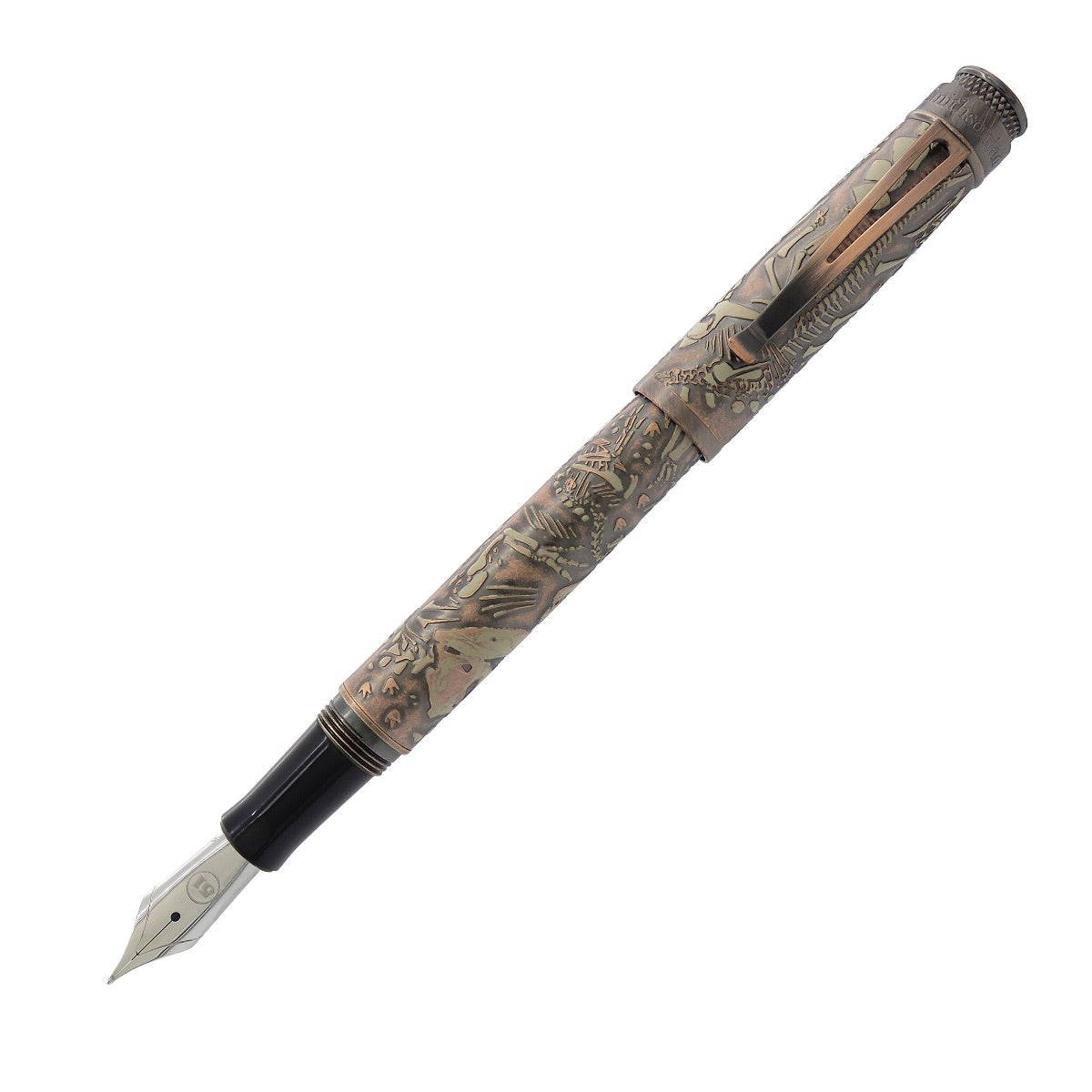 Retro 1951 Tornado Smithsonian Dino Fossil Fountain Pen