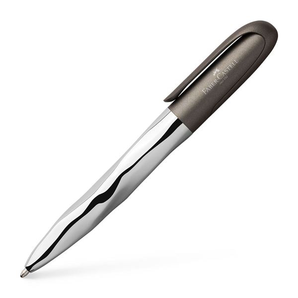 Faber-Castell N'ice Metallic Grey Ballpoint Pen | 149606 | Pen Place