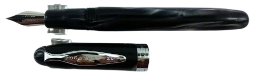 Noodler's Ink Ahab Flex Nib Ivory Darkness Fountain Pen - ND-15028