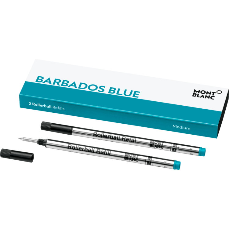 Refill Montblanc Classique Rollerball Pens - 2 Pack#color_barbados-blue