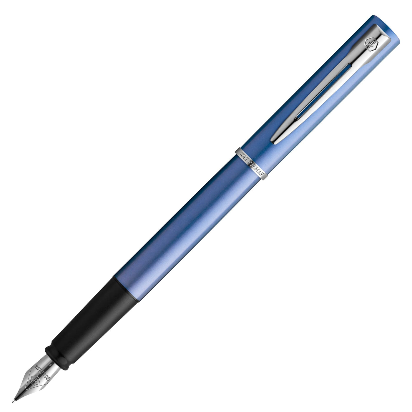 Waterman Allure Blue Lacquer & Chrome Fountain Pen | Pen Place