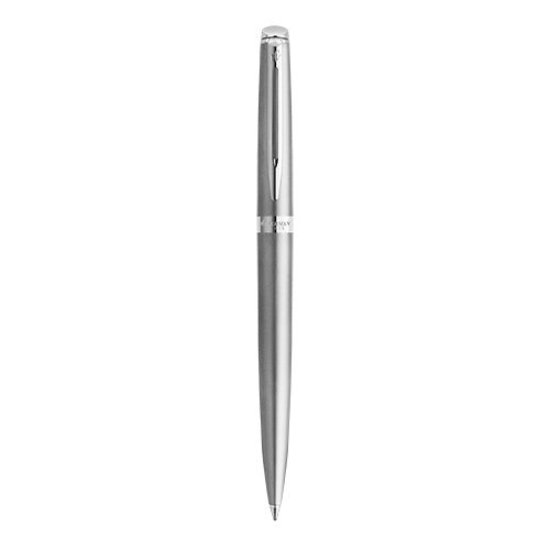 Waterman Hemisphere Black with Chrome Trim Ballpoint Pen | Pen Place