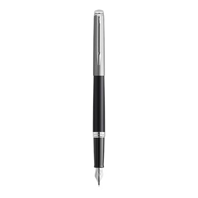 Waterman Hemisphere Black with Chrome Trim Fountain Pen