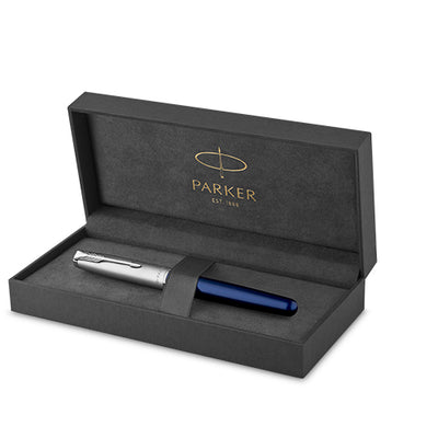 Parker Sonnet Metal & Blue Lacquer with Palladium Trim Fountain Pen