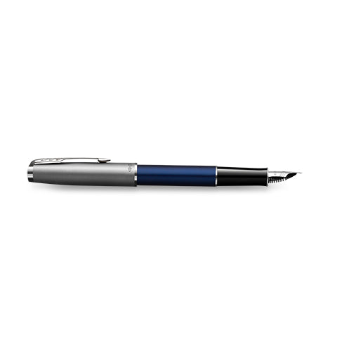 Parker Sonnet Metal & Blue Lacquer with Palladium Trim Fountain Pen