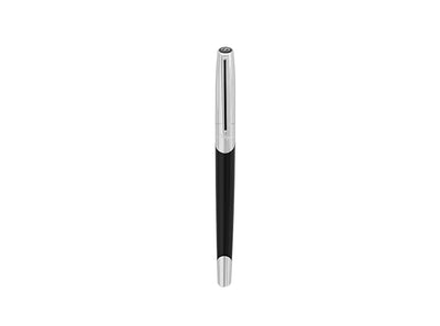 ST Dupont Defi Millenium Shiny Black & Silver Rollerball Pen
