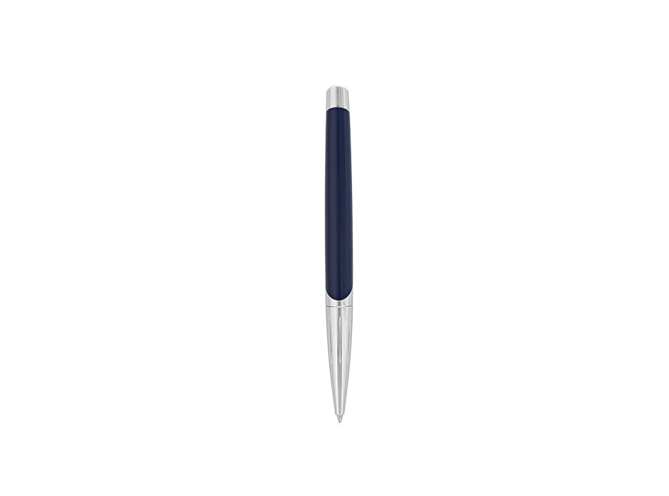 ST Dupont Defi Millenium Navy Blue & Silver Ballpoint Pen
