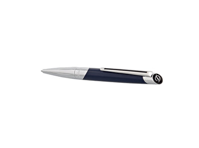 ST Dupont Defi Millenium Navy Blue & Silver Ballpoint Pen