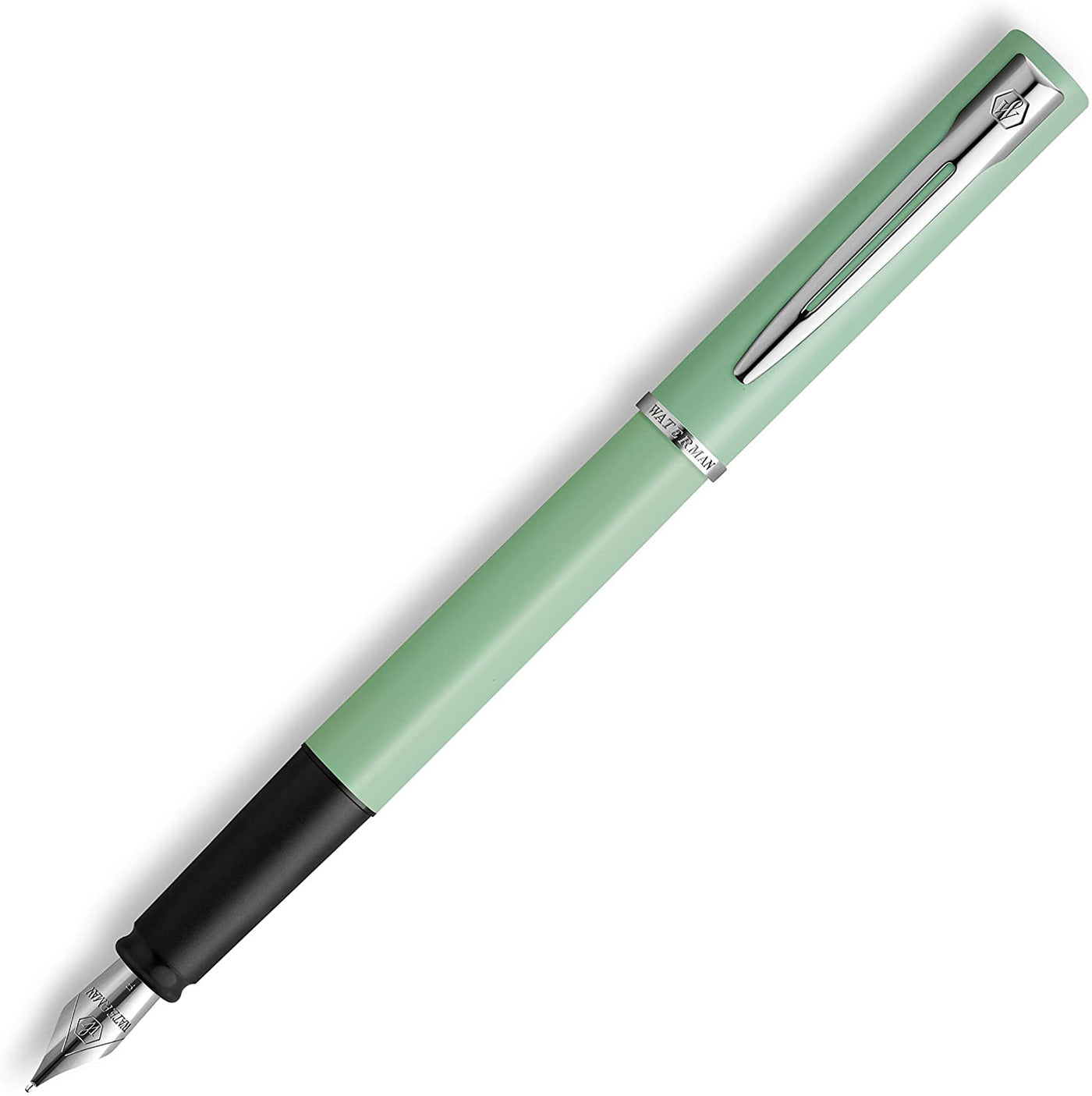 Waterman Allure Pastel Green Lacquer & Chrome Fountain Pen | Pen Place