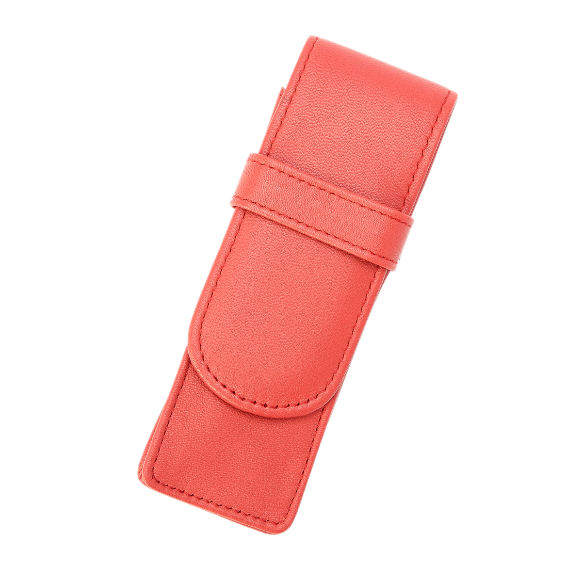 Royce Leather 2 Pen Case Red | 913-Red-5 | Pen Place