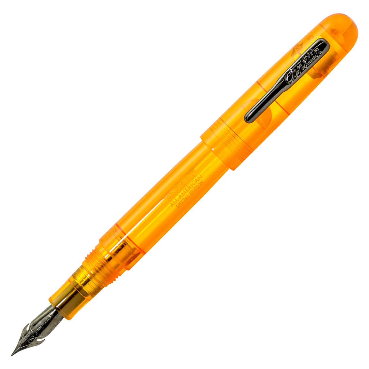 Conklin All American Eyedropper Orange Fountain Pen