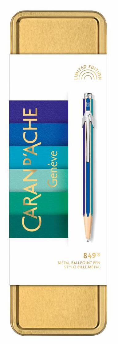 Caran d'Ache 849 Cold Rainbow Christmas Ballpoint Pen