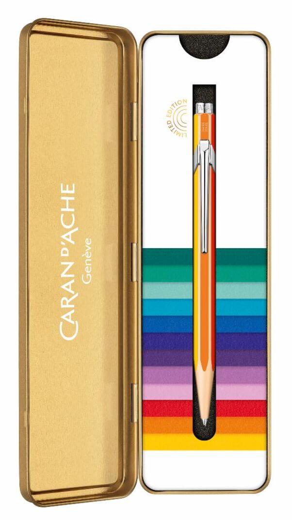 Caran d'Ache 849 Warm Rainbow Christmas Ballpoint Pen