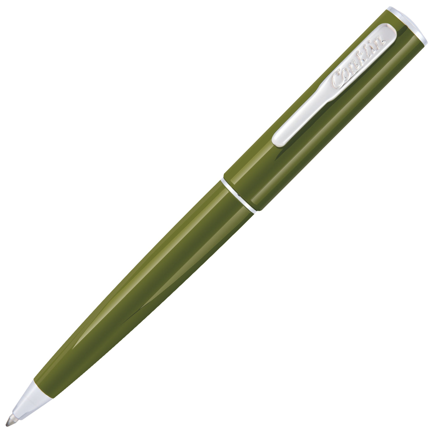 Conklin Coronet Olive Ballpoint Pen | Pen Store | Pen Place Since 1968