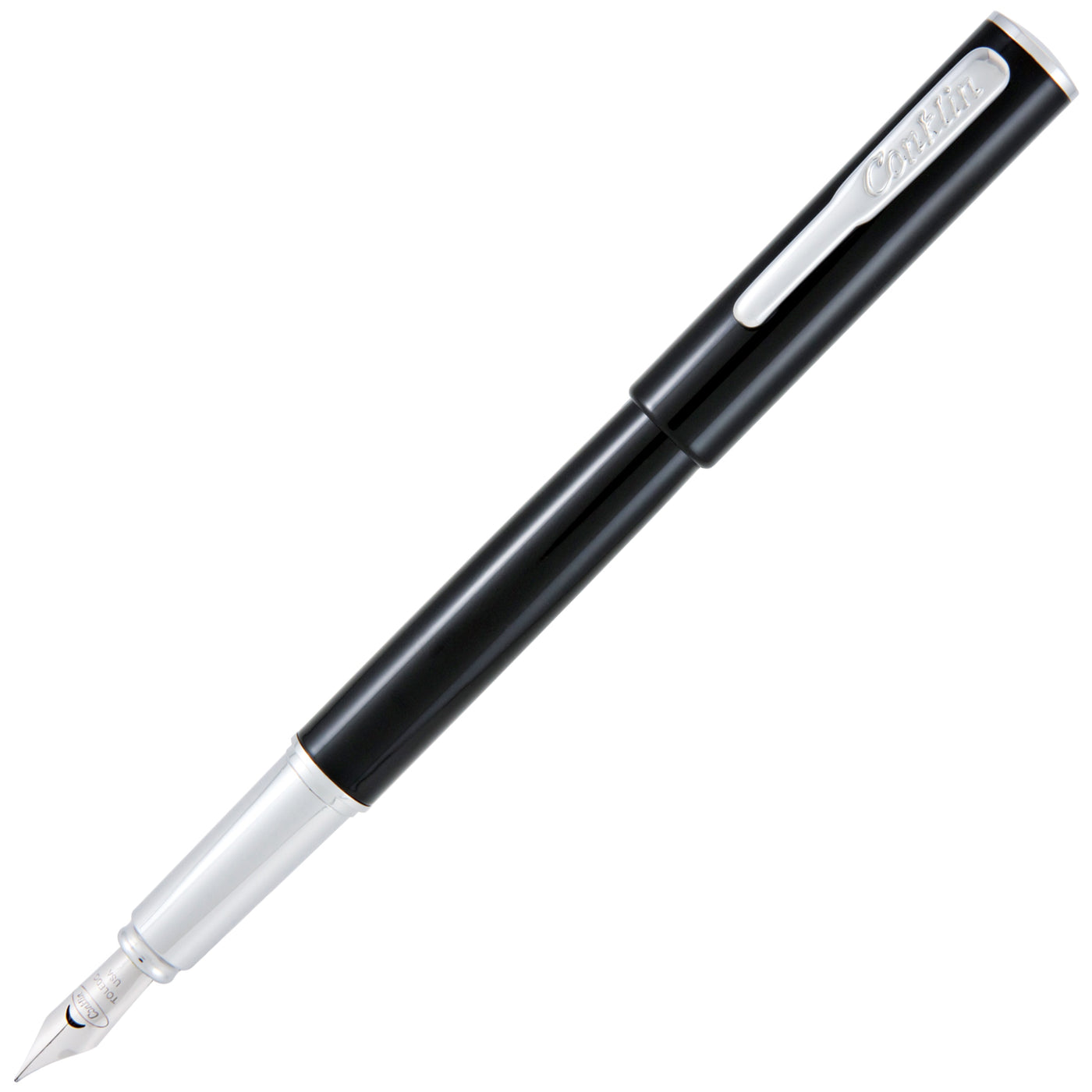 Conklin Coronet Black Fountain Pen | Pen Store | Pen Place Since 1968