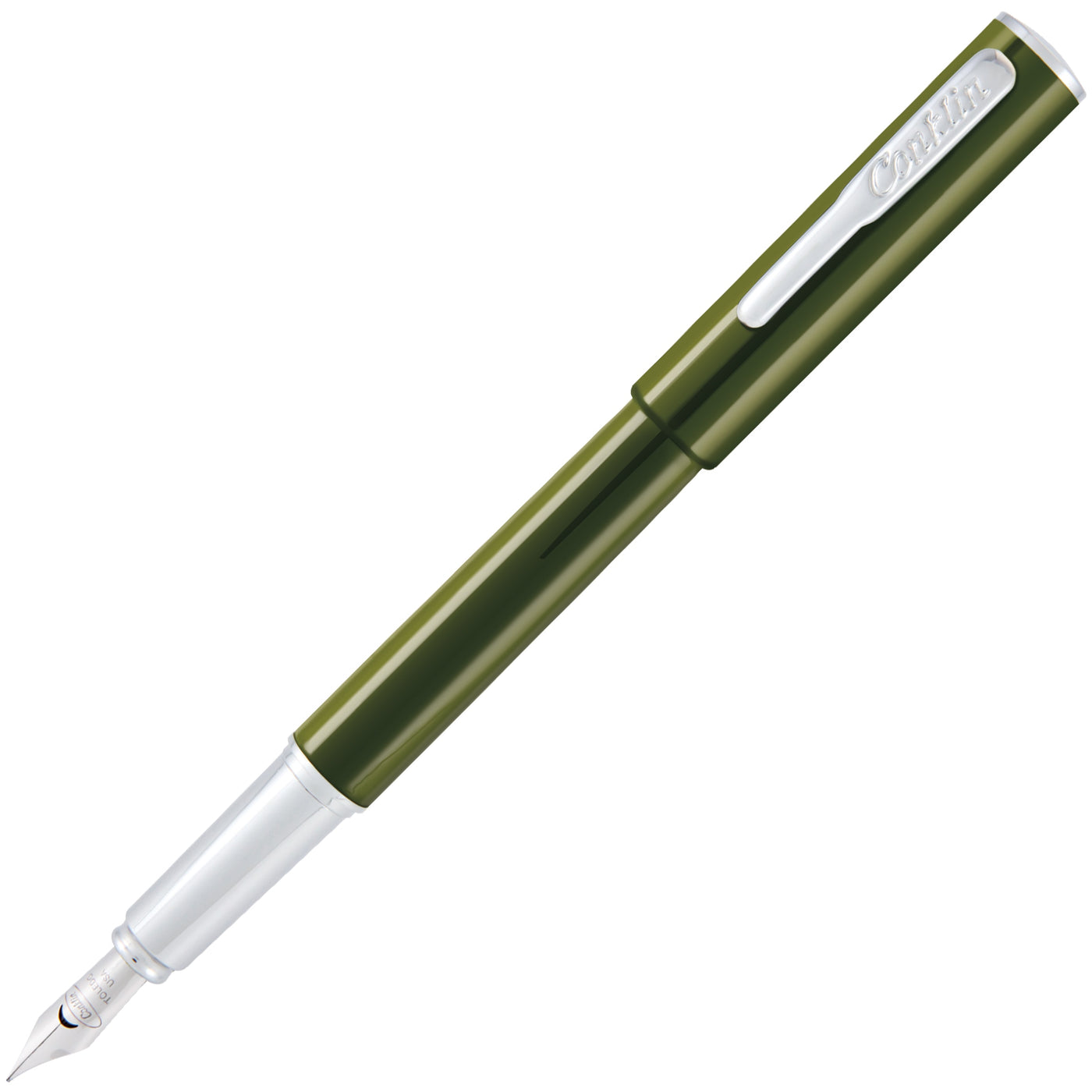 Conklin Coronet Olive Fountain Pen | Pen Store | Pen Place Since 1968