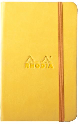 Rhodia - Rhodiarama Webnotebooks 3 1/2 x 5 1/2 Lined 96 Sheets Yellow | 118656 | Pen Place