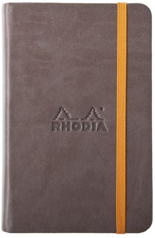 Rhodia - Rhodiarama Webnotebooks 3 1/2 x 5 1/2 Lined 96 Sheets Chocolate | 118643 | Pen Place