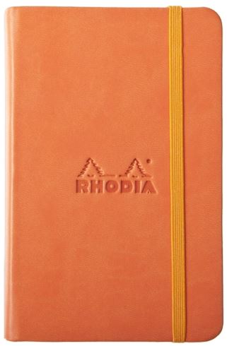 Rhodia - Rhodiarama Webnotebooks 3 1/2 x 5 1/2 Lined 96 Sheets Tangerine | 118654 | Pen Place