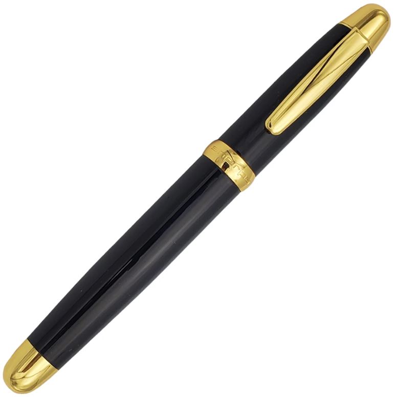 Sherpa Back in Black and Gold Pen Cover | 5087 | Pen Place