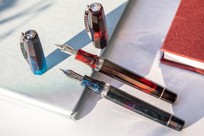 Visconti Medici Astral Stellar Red Fountain Pen