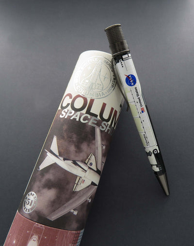 Retro 1951 Tornado Columbia Space Shuttle Rollerball Pen