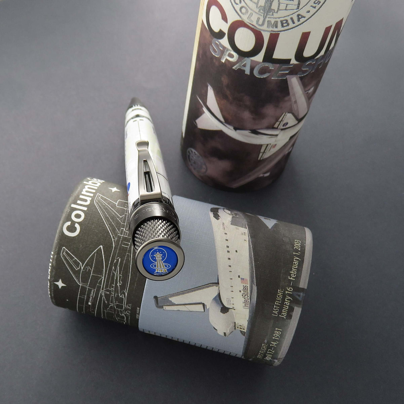Retro 1951 Tornado Columbia Space Shuttle Rollerball Pen
