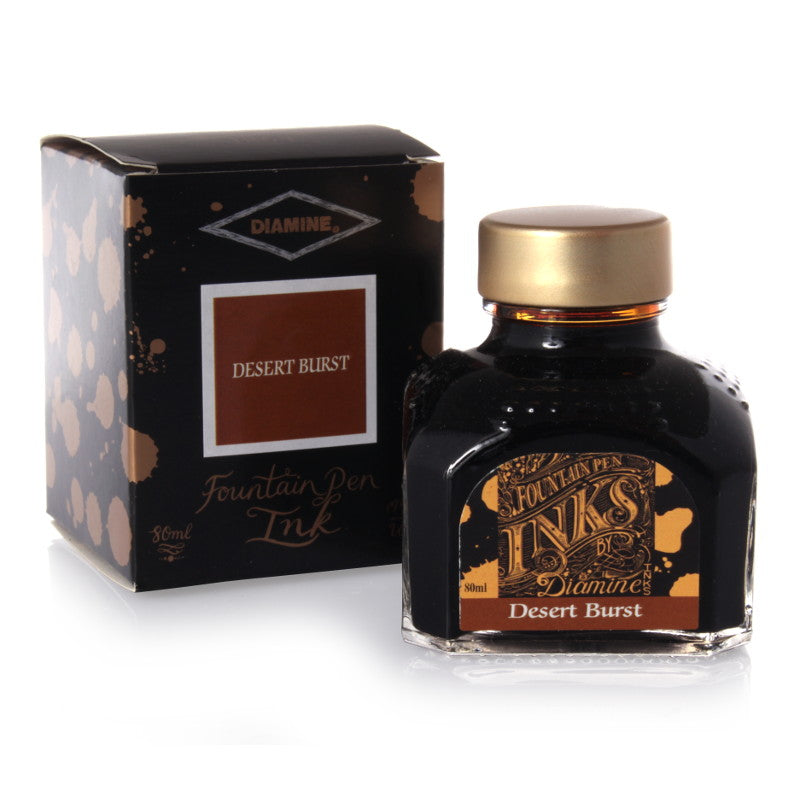 Diamine Bottled Ink 80ml Guitar Desert Burst | G701 | Pen Place