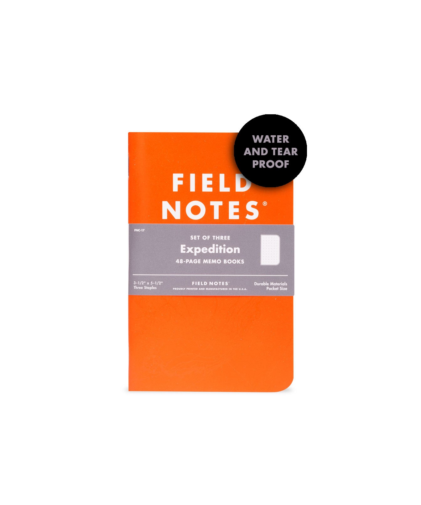 Field Notes Expedition Waterproof Notebook