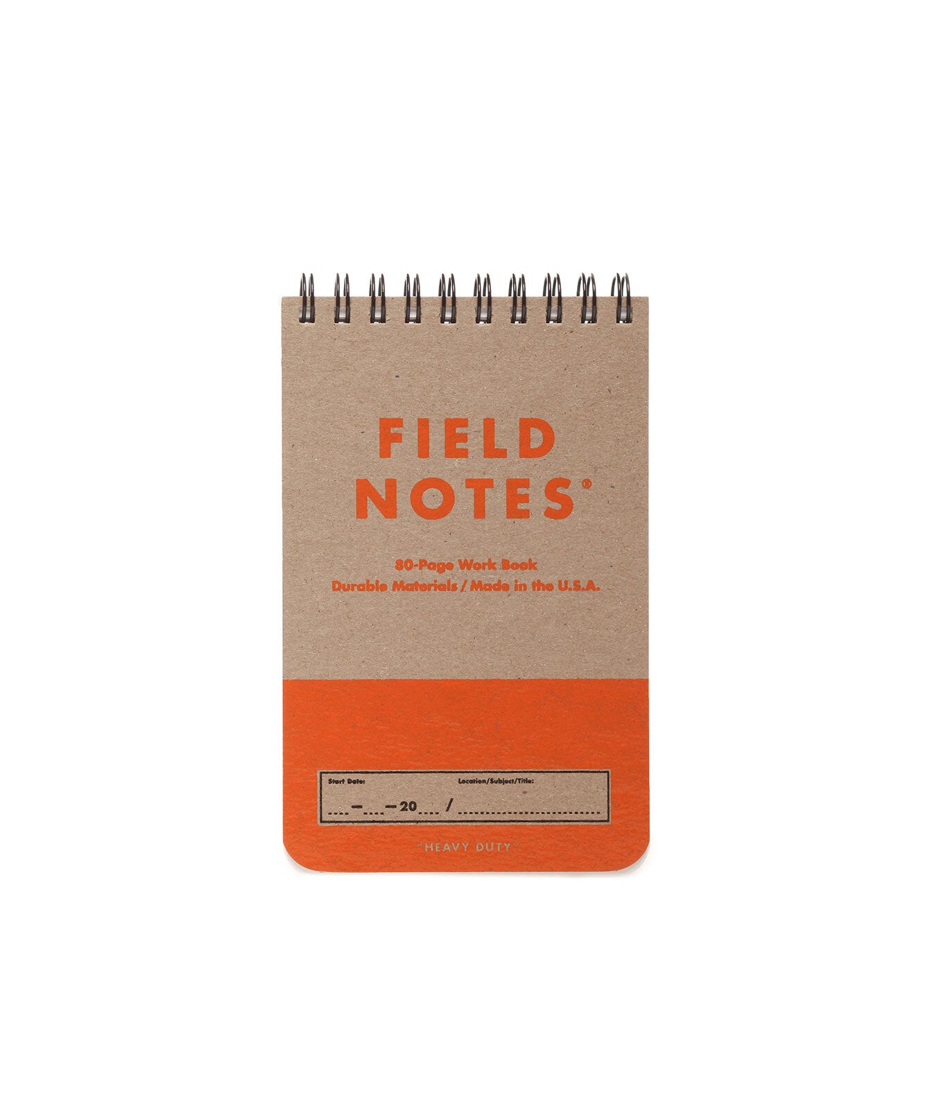 Field Notes Heavy Duty Notebook