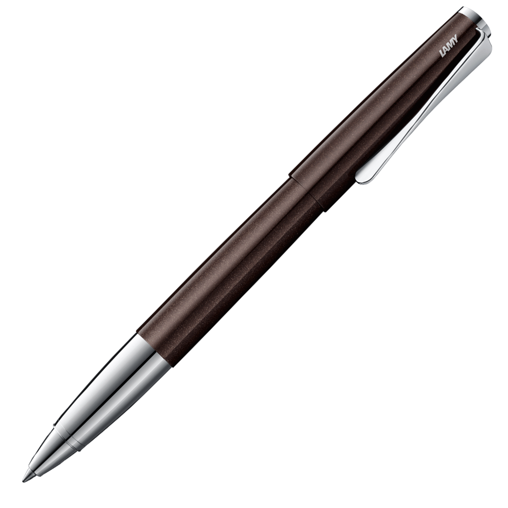 LAMY Studio Rollerball 369, rollpen in hoogwaardige palladium-afwerking in de kleur zwart-groen met propellervormige clip, rollervulling M 63 zwart, lijnbreedte M, 1 stuk (1 stuk LAMY Studio Rollerball 369, rollpen in hoogwaardige palladium-afwerking in de kleur zwart-groen met propellervormige clip, rollervulling M 63 zwart, lijnbreedte M, 1 stuk (1 stuk
