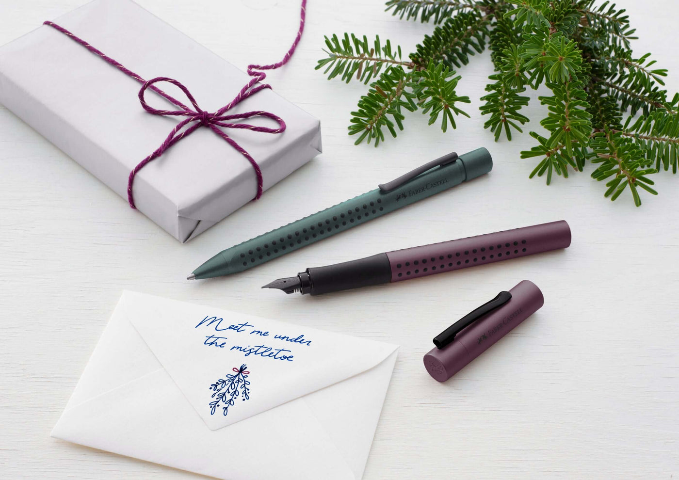 Faber-Castell Grip 2011 Mistletoe Fountain Pen