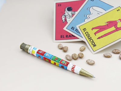 Retro 1951 Tornado Poppers Loteria Rollerball Pen