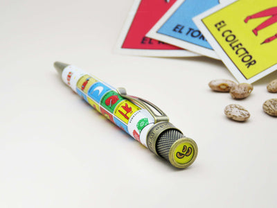 Retro 1951 Tornado Poppers Loteria Rollerball Pen