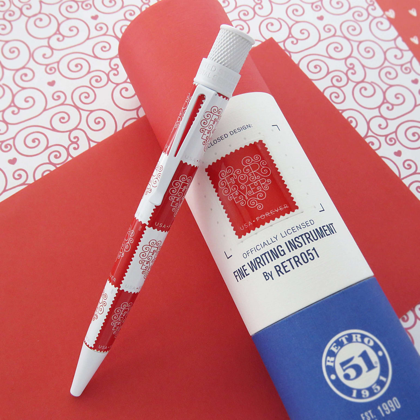 Retro 1951 Tornado U.S. Postal Service Love Stamp 2015 Rollerball Pen