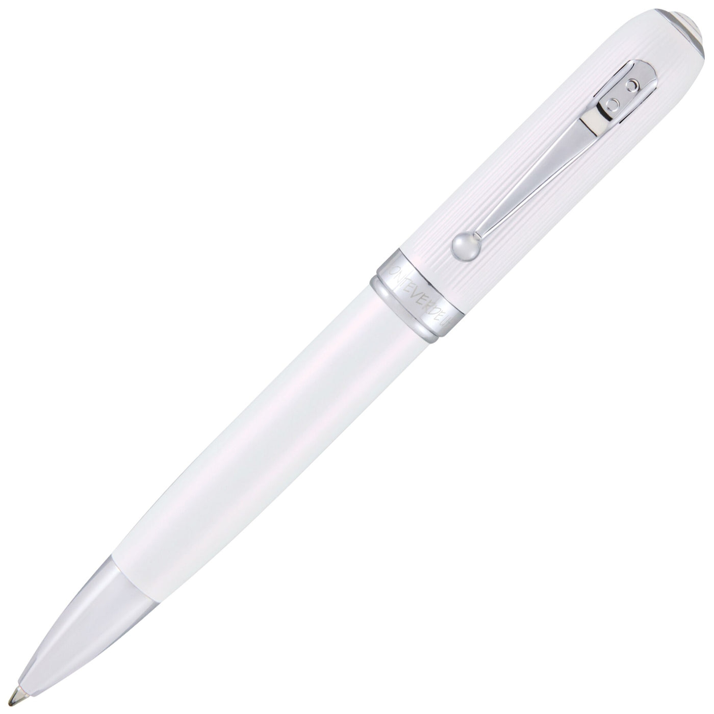 Monteverde Rodeo Drive Iridescent White Ballpoint Pen | MV42155 | Pen Place