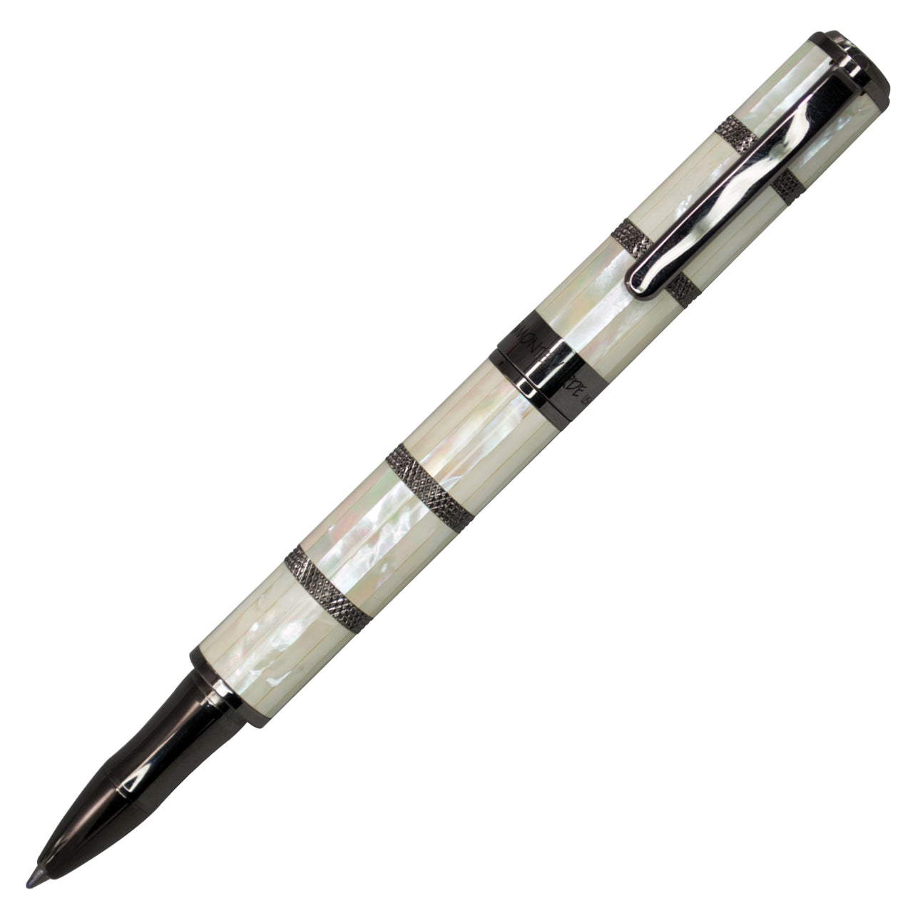 Monteverde Regatta Sport Mother Of Pearl Gunmetal Rollerball Pen