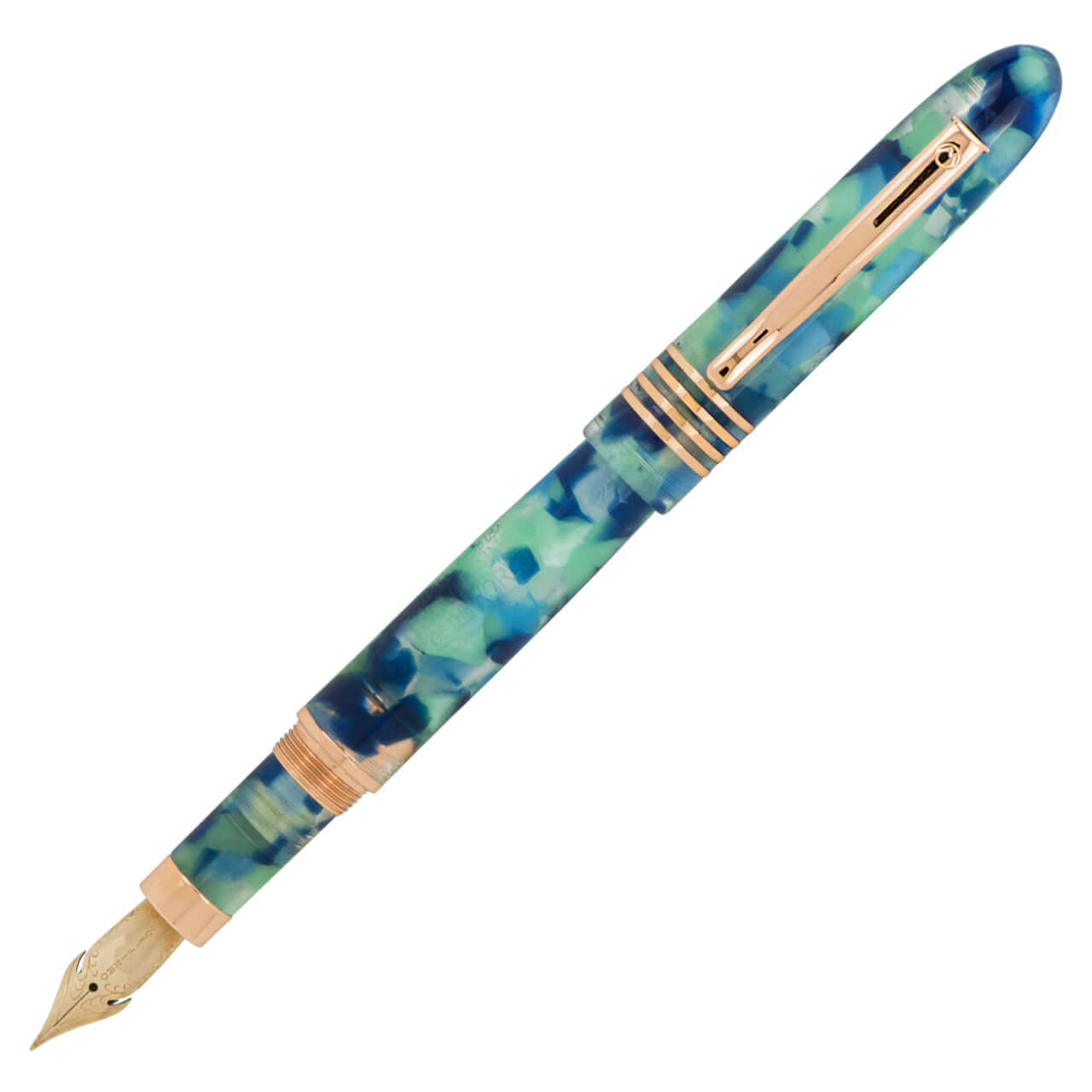 Monteverde Mountains of the World Blue Fountain Pen