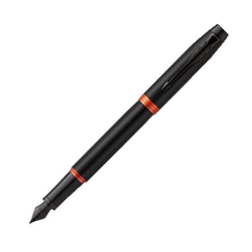 Parker IM Vibrant Rings Flame Orange Fountain Pen