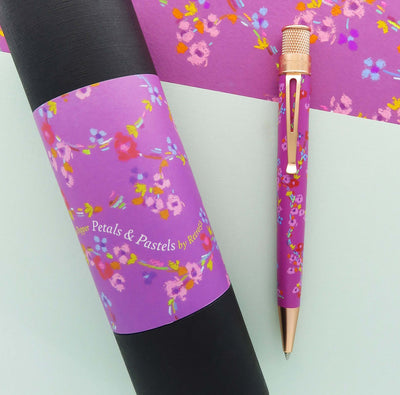 Retro 1951 Tornado Poppers Petals & Pastels Rollerball Pen